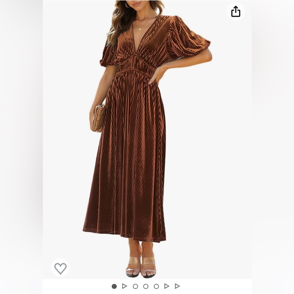 NWT velvet midi dress